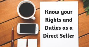 Know your Rights and Duties as a Direct Seller