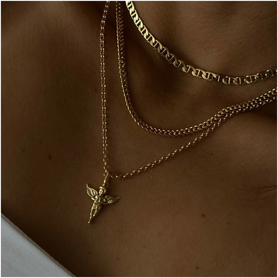 how angel necklaces combine fashion and spirituality